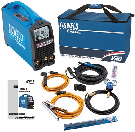 Other view of TIG Welding Machine - Inverter Power Source - 240 VAC - 13 A - 50/60 Hz - IP23S - Transtig 170PI - W1007189 - Cigweld