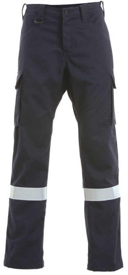 Other view of Cargo Trouser with Reflective Tape - Flame-Retardant - HRC 2 - Cotton - Navy - 107R - TR0002 - Tuffa