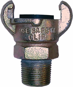 Other view of MCC Coupling Claw - B Type - NPT Male - Zinc Plated 20mm - AK075M