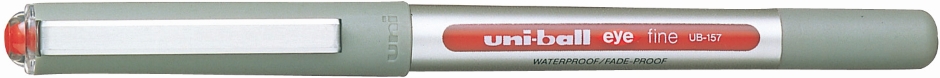 Other view of Uni-Balll - UB157R - Rollerball pen - Eye fine 0.7mm nib – Red - Box of 12 - Uni Mitsubishi Pencil