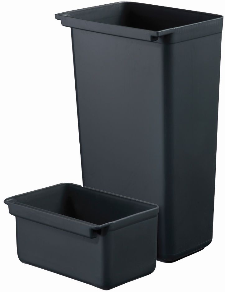 Other view of Large/Small Utility Cart Bin - Charcoal - UCB-001 - Oates