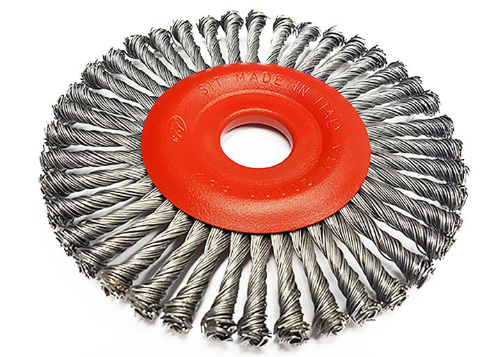 Other view of Twist Knot Wire Circular Wheel Brush - Steel - 125mm - 40K x 8mm - Sit