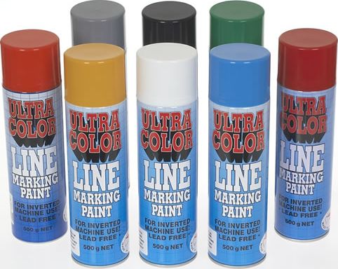 Other view of Hand Held Line Marking Paint - White - 500 gm - Aerosol Can - UltraColor