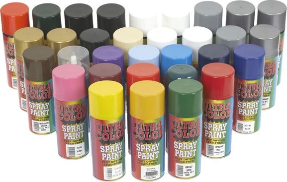 Other view of Spray Paint - 250 g Aerosol - Liquid - High Gloss - Gloss White - USPWE - UltraColor