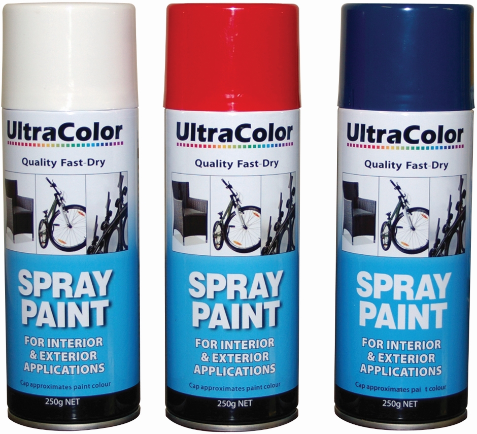 Other view of Standard Spray Paint - Satin Black - 250 gm - Aerosol Can - UltraColor