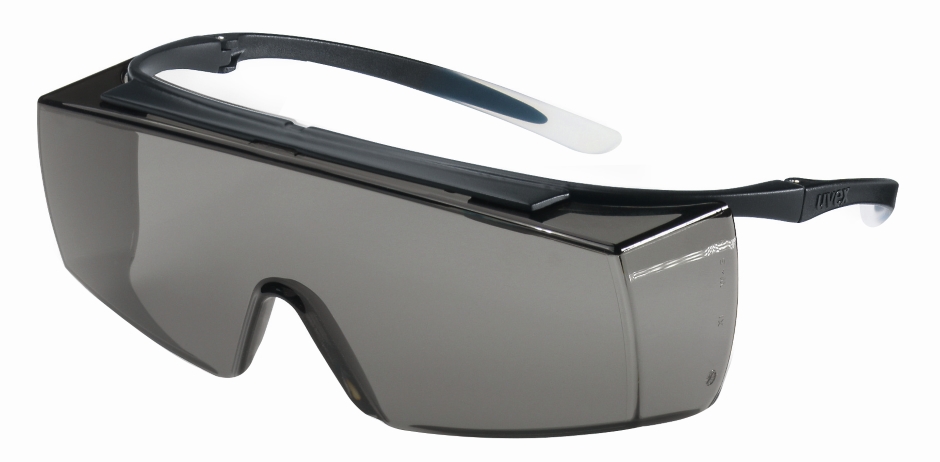 Other view of Over Spectacles - Black Frame - Polycarbonate Grey 23% VLT Lens - Optidur NCH - 9169-946 - super f OTG - uvex