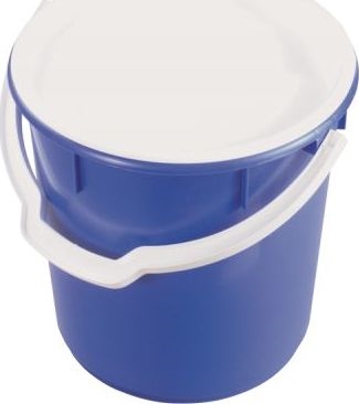 Other view of Plastic Solid Bucket With Handle - White - 22.7L - VISCOUNT PLASTICS