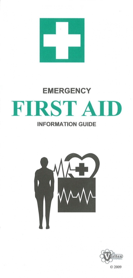 Other view of First Aid Guide - Emergency First Aid Guide - Pamphlet - A4 - FAP - Viritex