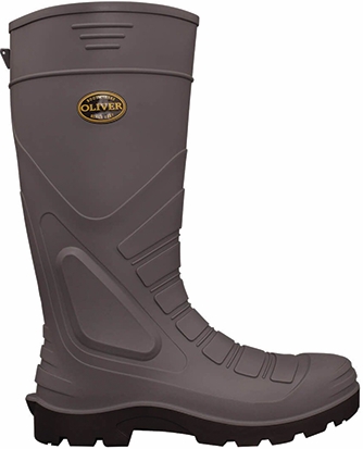 Other view of Oliver - Safety Gumboot - PVC - 22-205 - Grey - 7 - 9320922559372