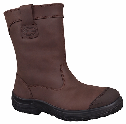 Other view of Oliver - Safety Boots - Mens Rigger - Pull-On - Leather - WB 34-692 - Brown - Size 6 - 9320922573064