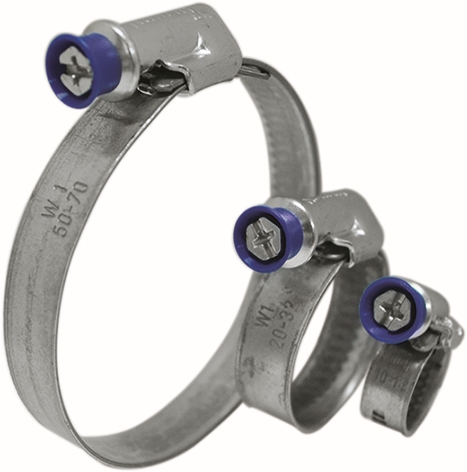 Other view of Norma Hose Clamp - Collared - Worm Drive/W2 - Zinc Plated Steel Screw & Stainless Steel Band (430) - 12mm Width - 35-50mm - Pack of 10 - 01365021043