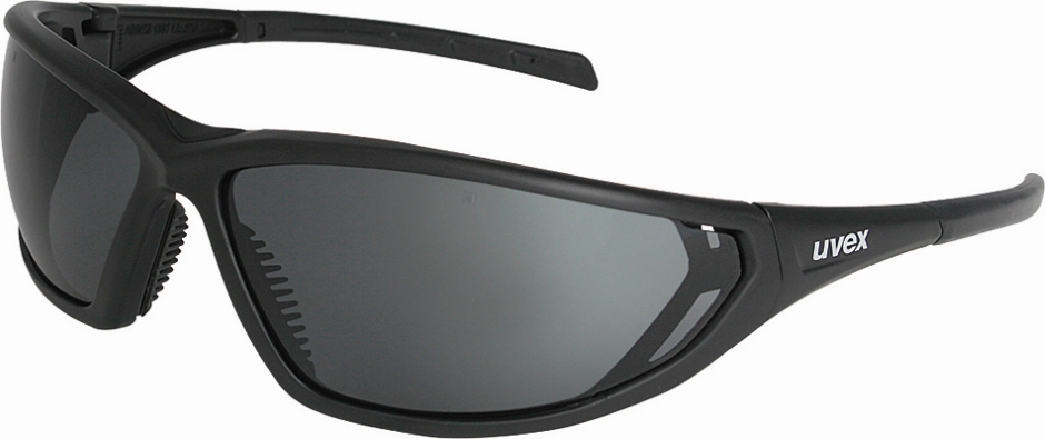 Other view of Safety Spectacles - Black Frame - Grey 14% VLT Lens - HC - Polarised - 9101-063 - warrior - uvex