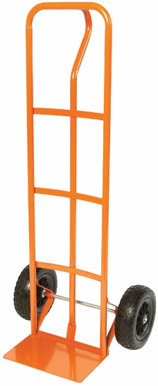 Other view of Trolley - P-Handled - 250 kg - Powder Coated Steel - Orange - 350 x 215 x 3 mm Platform - 10" Flat Free Wheel - W95-10FF - Westmix - Kelso