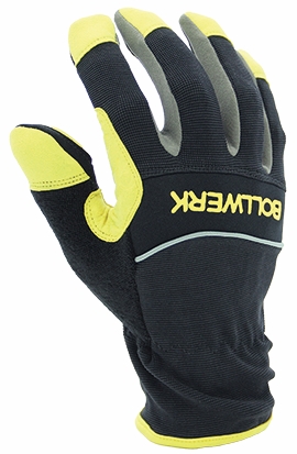 Other view of Anti-Vibration Gloves - Full Finger - Synthetic Leather - Black/Yellow - 3X-Large - IAV - WildAV™ - Bollwerk