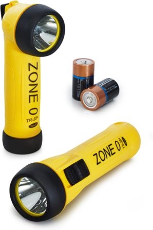 Other view of Zone 1 Straight Safety Torch - Black/Yellow - 1.5 V - LR20 (D) - Primary Cell - 130 lm - Wolf