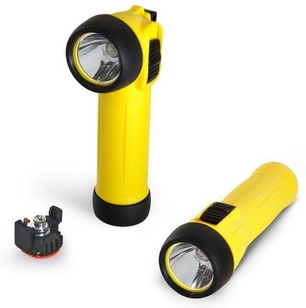 Other view of Zone 1 Straight Safety Torch - Black/Yellow - 1.5 V - LR20 (D) - Primary Cell - 130 lm - Wolf