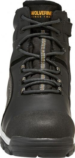 Other view of Men's Safety Boots - Ankle - Non-Metallic - Lace-Up with Side Zipper - Full Grain Nubuck Leather - Black - Size 9 - W81014 - Tarmac - Wolverine