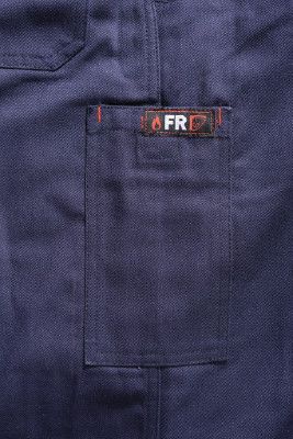 Other view of Flame Resistant Men's Pleat Trouser With Tape – UltraSoft® – Navy – 94L – MPA012 – Workhorse