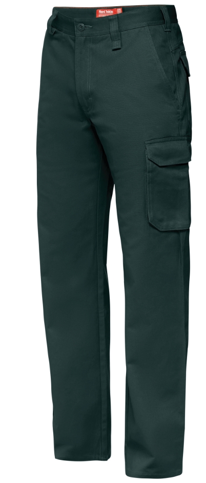 Other view of Hard Yakka Y02500 Men's Cargo Trousers - Cotton Drill - Relaxed Fit - Green - 97ST