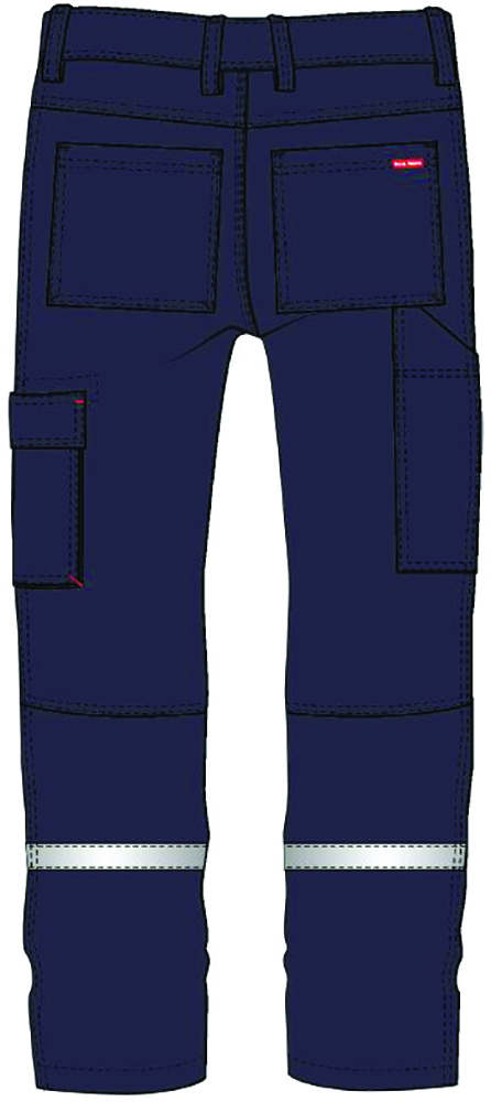 Other view of King Gee Y02940 Men Pant - Woodside - Shieldtec Flame Resistant - Navy - With 25mm Tape - 84L