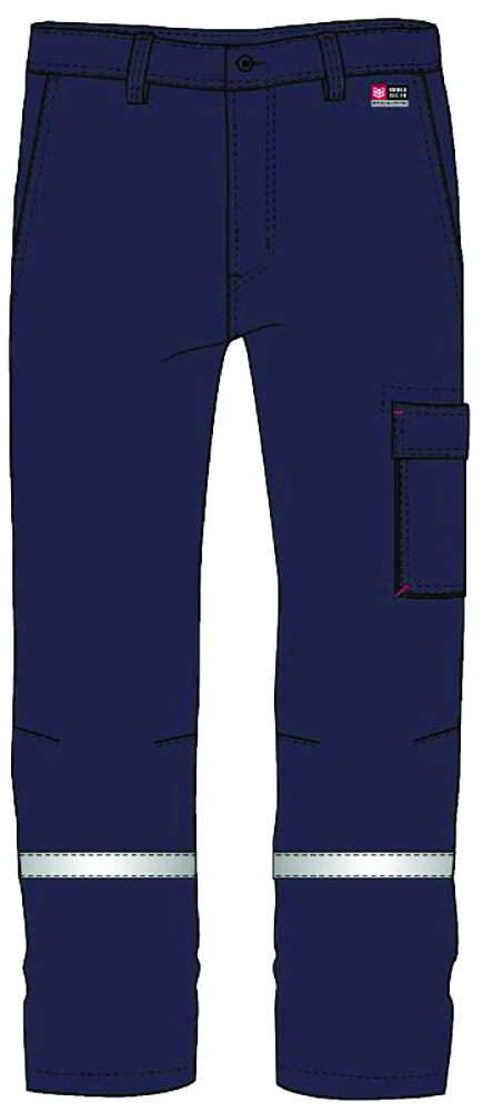 Other view of King Gee Y02940 Men Pant - Woodside - Shieldtec Flame Resistant - Navy - With 25mm Tape - 102R