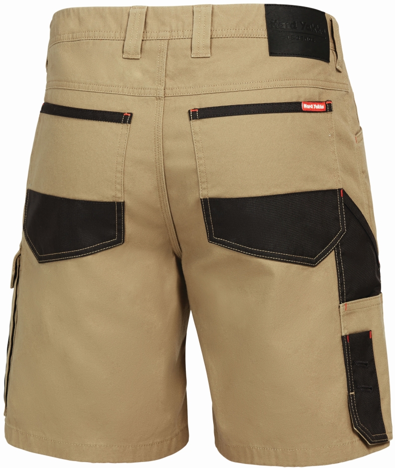 Other view of Men's Shorts – Cotton – Khaki/Charcoal – 77R – Y05066 – Legends – Hard Yakka