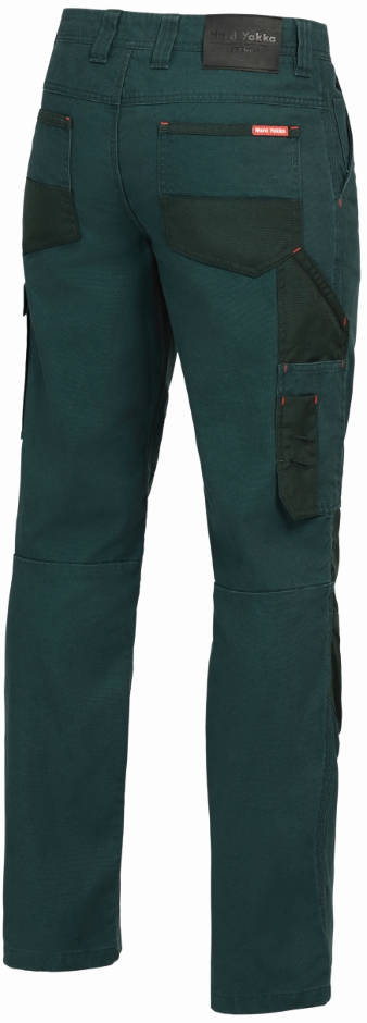 Other view of Women's Cargo Pant – Cotton Panama Weave - Nylon Cordura – Green – 12 – Y08079 – Legends – Hard Yakka