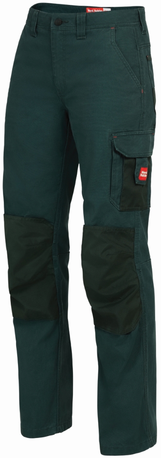 Other view of Women's Cargo Pant – Cotton Panama Weave - Nylon Cordura – Green – 10 – Y08079 – Legends – Hard Yakka