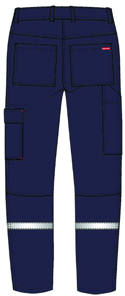 Other view of King Gee Y08765 Women Pant - Shieldtec Flame Resistant - Navy - With 25mm Tape - 8