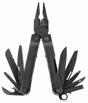 Other view of Multi-Function Tool - 17 Function - 7.36 cm Blade - Stainless Steel - Black - YL831563 - Rebar - Leatherman