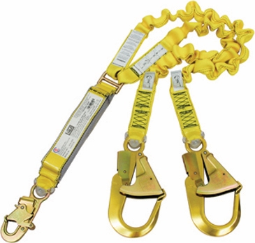 Other view of Shock Absorbing Elasticated Webbing Lanyard - Yellow - 2 m Length - Z60200919ERP - Force2™