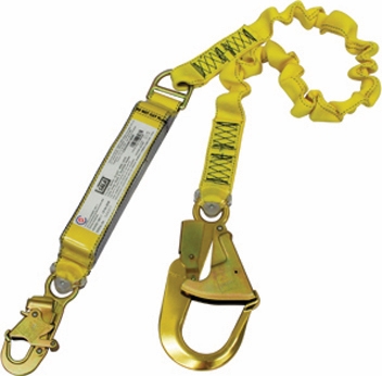 Other view of Shock Absorbing Elasticated Webbing Lanyard - Yellow - 2 m Length - Z90200919ERP - Force2™