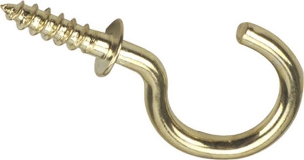 Other view of Zenith - Hooks Cup - Shouldered - Brass Plated - 38mm x 3.3mm - Pack of 4