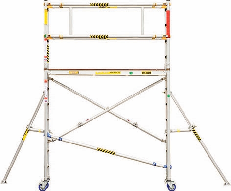 Other view of Light Duty Zippy Scaffold Foldable Base - Aluminium - 1.96 m x 0.74 m x 1.96 m - 225 kg - Oldfields