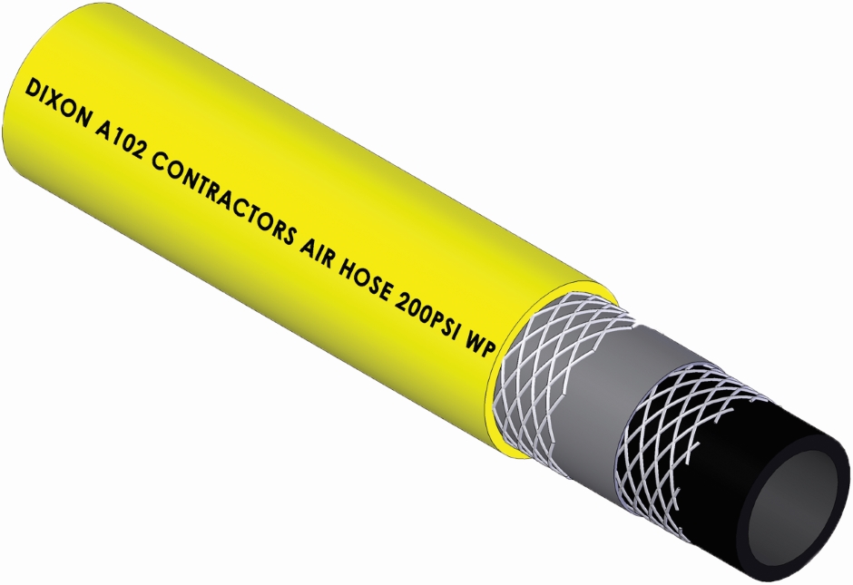 Other view of Dixon Hose - Air Contractors - Rubber - Yellow - 20mm - A10202020