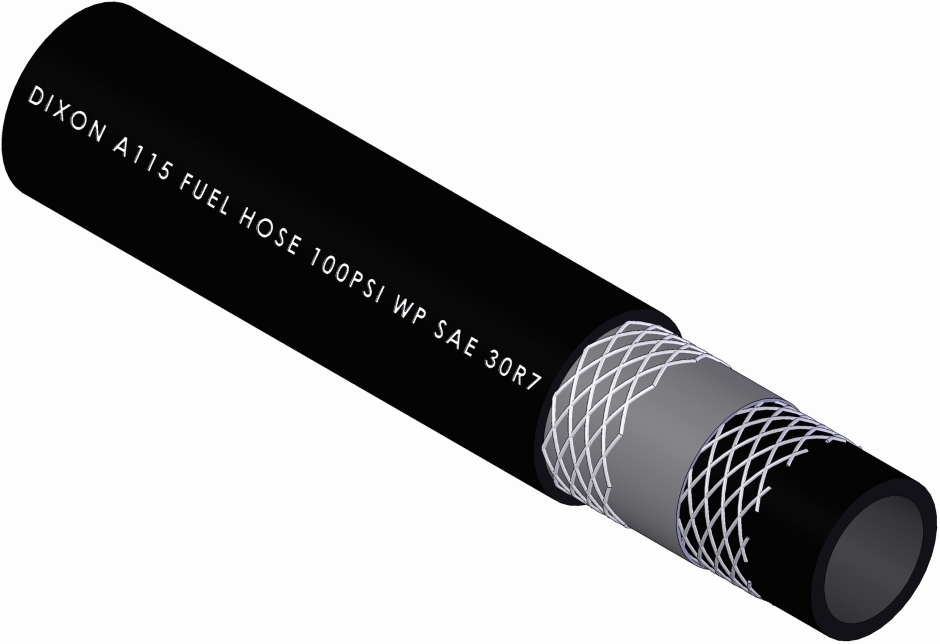 Other view of Dixon Hose RBR Fuel/Vapour - 580-019 - Black - 5mm - A11505