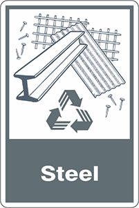 Other view of Safety Sign - Recycling - Steel - Self-Adhesive Sticker - 180 x 250 mm - Prosafe