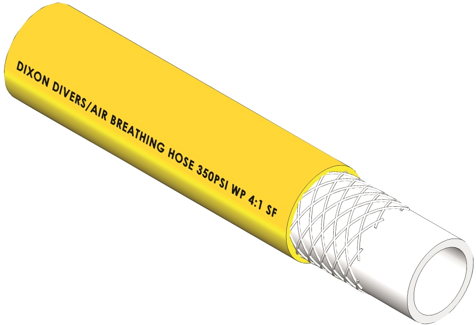 Other view of Dixon Hose PVC - Divers Air Breather - Yellow - 10mm - H10010100