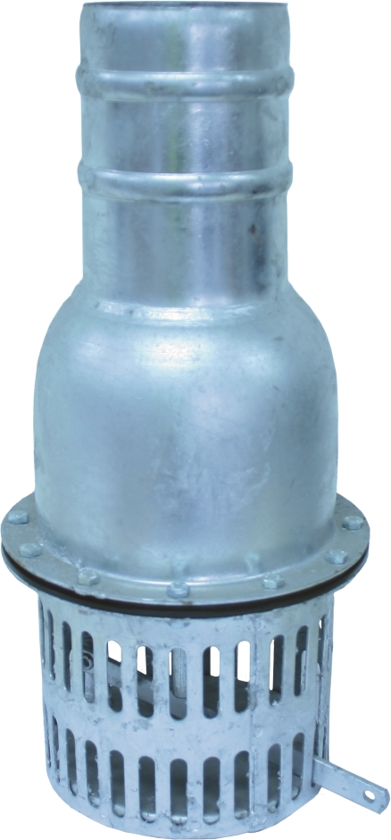 Other view of Foot Valve With Hosetail - Galvanised - 6" - 130150 - Dixon