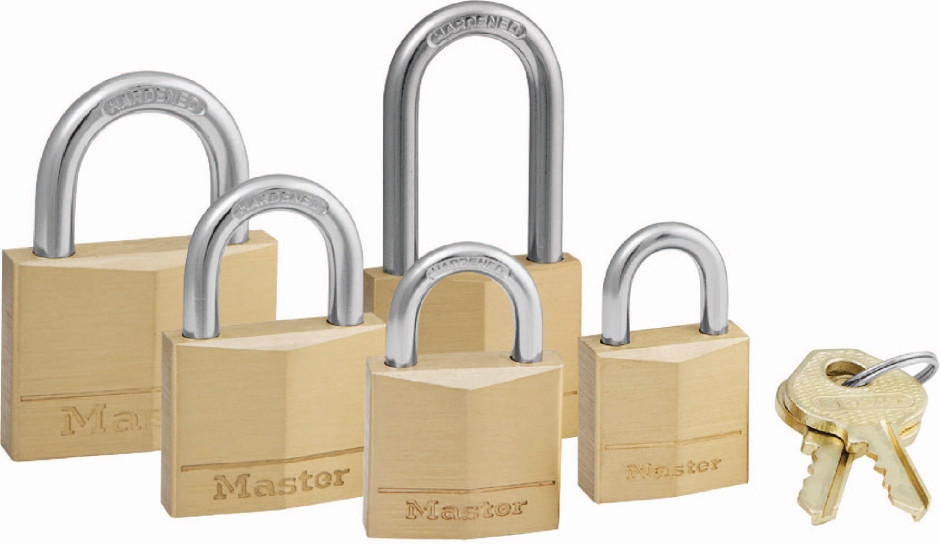 Other view of Padlock - Dual Lever - Brass - 40 mm x 6 mm x 21 mm - FM1840DAU - Master Lock