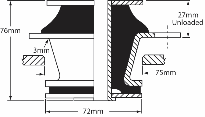 Other view of MOUNT FLANGED FRUSTACON SILENTBLOC FEFL