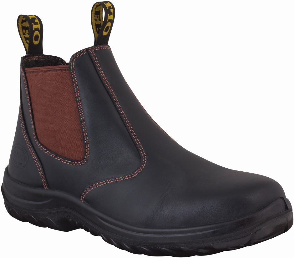 Other view of Oliver - Boots - Non-Safety - Elastic-Sided - Full Grain Leather - DDPU - WB 26-620 - Claret - Size 7 - 9320922567148