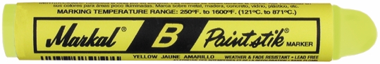 Other view of Paint Marker - Yellow - Markal Paintstick® B - Dy-Mark