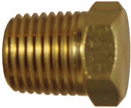 Other view of PLUG BRASS HEX HEAD BSPT #64 1"   25MM