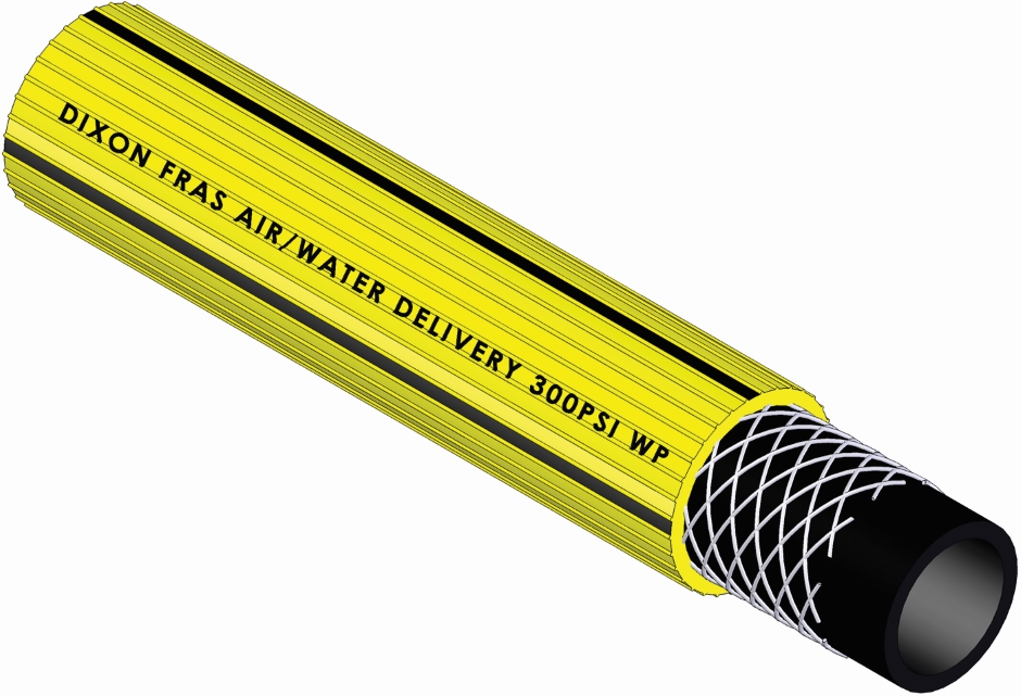 Other view of Dixon Hose - Mining Fras - PVC - Yellow - 40mm - H1204020