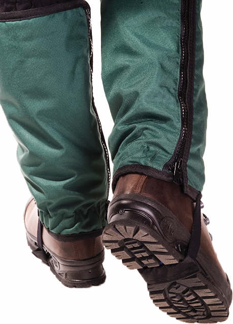 Other view of Snake Protective Gaiter - Zip Closure - Polyester - Green - Medium - SCP21 - SnakeProtex™ - WoodChuck