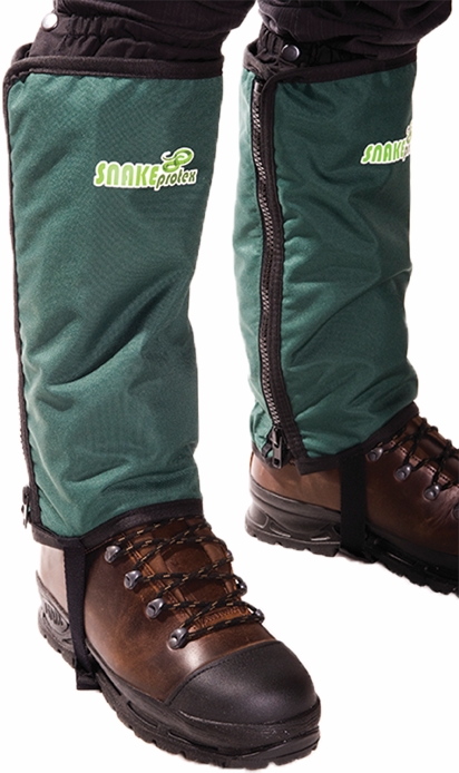 Other view of Snake Protective Gaiter - Zip Closure - Polyester - Green - Medium - SCP21 - SnakeProtex™ - WoodChuck