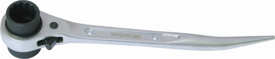 Other view of Stubby Ratchet Podger Bar - Dual Drive - Metric - Nickel Chrome - 18 mm x 24 mm - SCMTRH1924S - Sidchrome