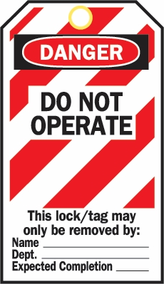 Other view of TAG DO NOT OPERATE NO.2 ECONOMY (25)