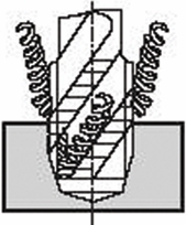 Other view of Spiral Flute Tap - 3-Flute - HSSE V3 - Bright - M12 x 1.5 mm Fine - Bottoming - R40 N - 2.5xD - T409 - Sutton Tools